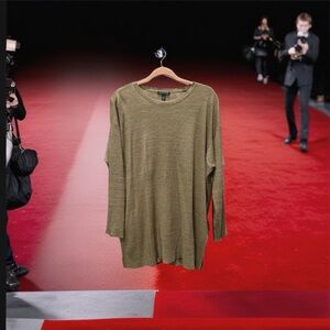 Eileen Fisher Italian Yarn Long Sleeve Sweater